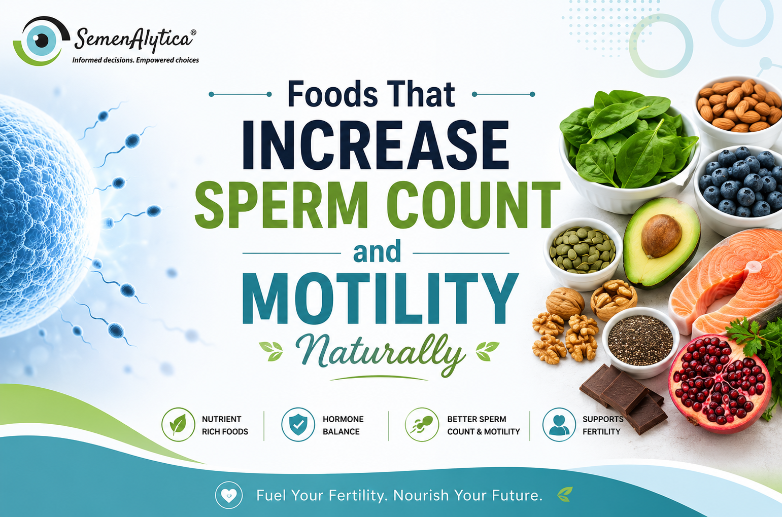 Foods That Increase Sperm Count and Motility Naturally