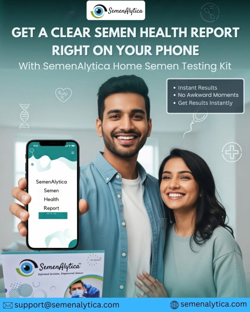 Sperm (Semen) Quality Test Kit | Complete Analytics Report | SemenAlytica
